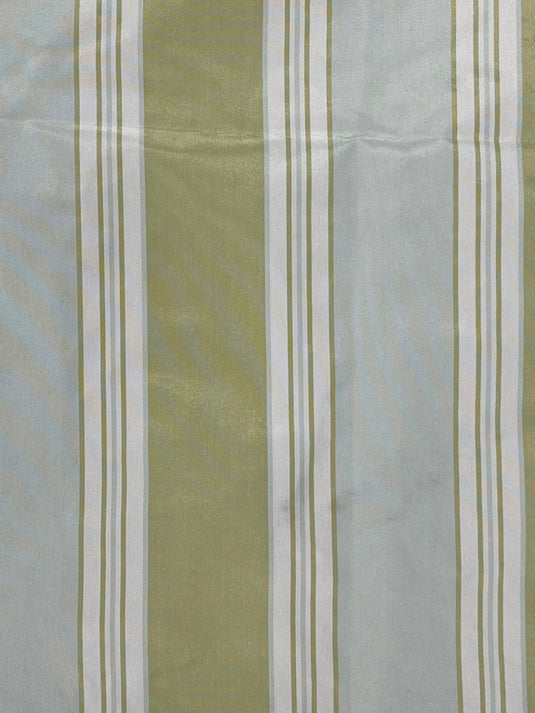 Alana Stripe Lakeside Drapery Fabric by P. Kaufmann