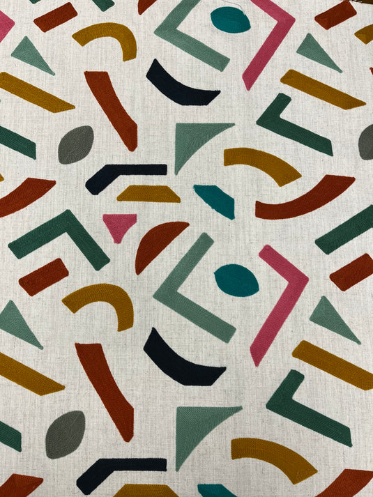 Oslo Embroidery Confetti Upholstery/Drapery Fabric by P. Kaufmann