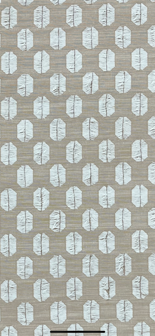 Roka Blush Drapery Fabric by Covington