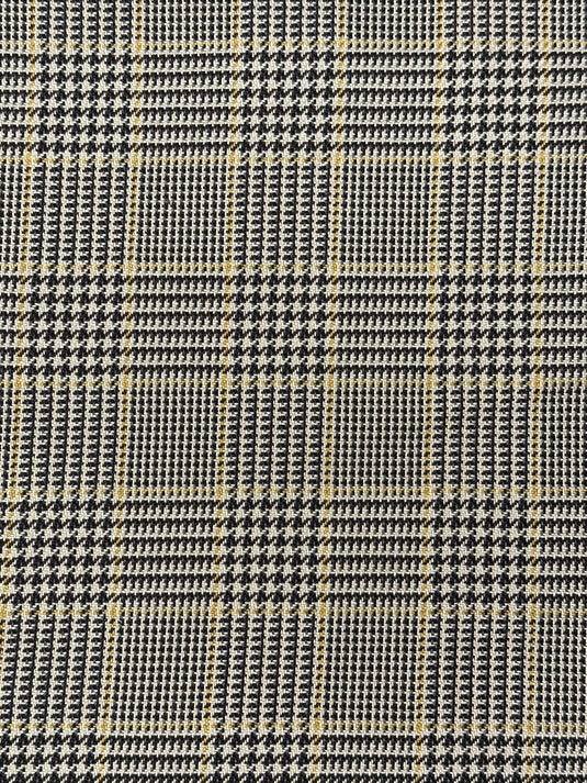 Custom Tweed Check Black Upholstery Fabric by Ralph Lauren