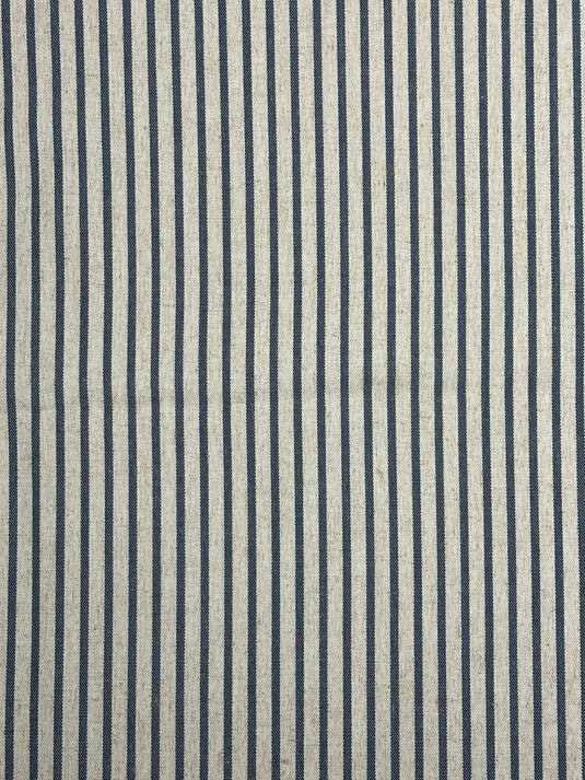 Harlow Stripe Baltic Upholstery/Drapery Fabric by Waverly