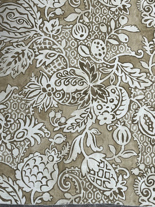 Bruges Oat Drapery Fabric by P. Kaufmann
