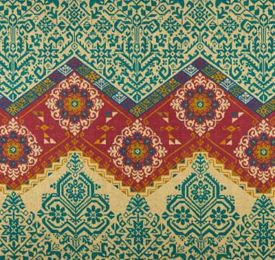 Andra CL Mardi Gras Drapery Upholstery Fabric by  P Kaufmann
