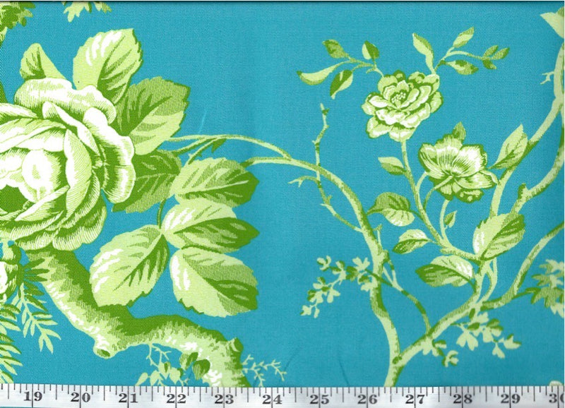 Load image into Gallery viewer, Ashfield Twill Floral CL Mist Drapery Upholstery Fabric by Ralph Lauren
