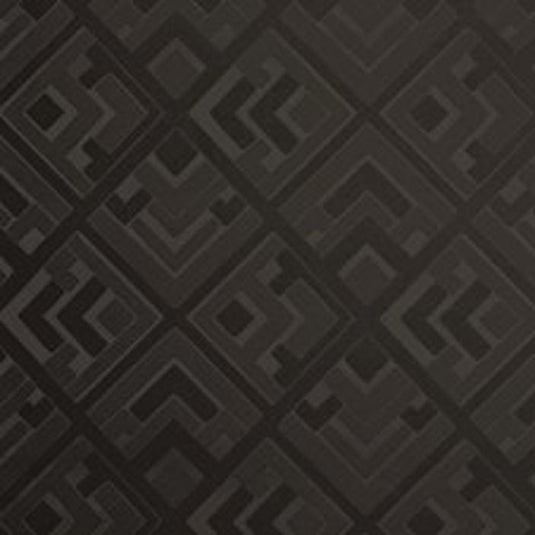 Deco Bas Relief CL Chocolate Double Roll of Wallpaper  by Ralph Lauren