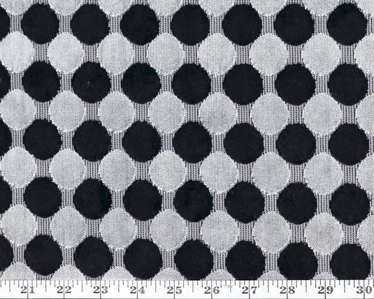 Hoover CL Graphite Velvet Upholstery Fabric by DeLeo Textiles