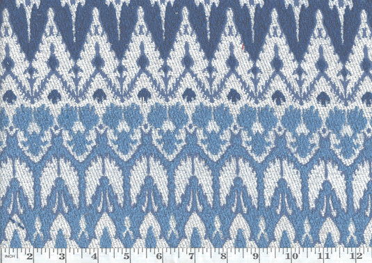 Ila CL Blue Upholstery Fabric by P Kaufmann