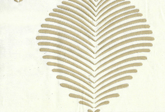 Lexi CL Sand Embroidered Drapery Upholstery Fabric by Regal Fabrics