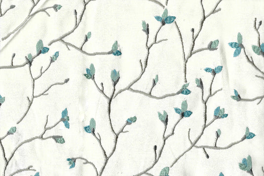 Mailee CL Mist Embroidered Drapery Upholstery Fabric by Regal Fabrics