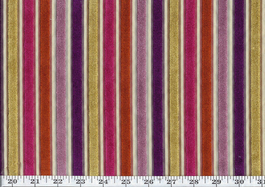 Myriad CL Currants Cut Velvet Upholstery Fabric by Golding Fabrics