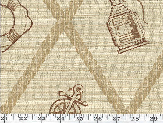 S.S. Hessie CL Hopsack Single Roll of Wallpaper  by Ralph Lauren