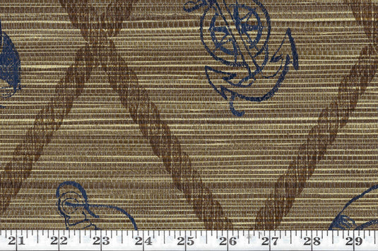 S.S. Hessie CL Sepia Double Roll of Wallpaper  by Ralph Lauren