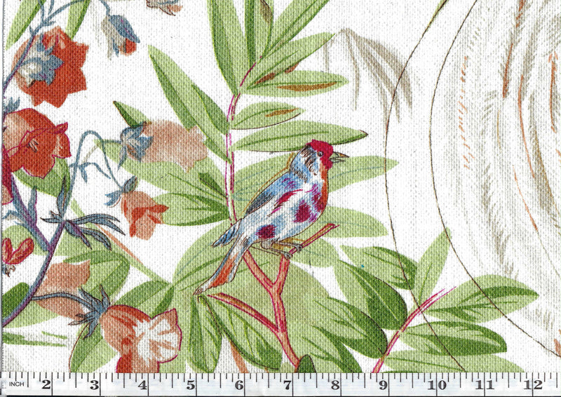 Load image into Gallery viewer, Sanctuary Floral CL Coconut Drapery Upholstery Fabric by Ralph Lauren
