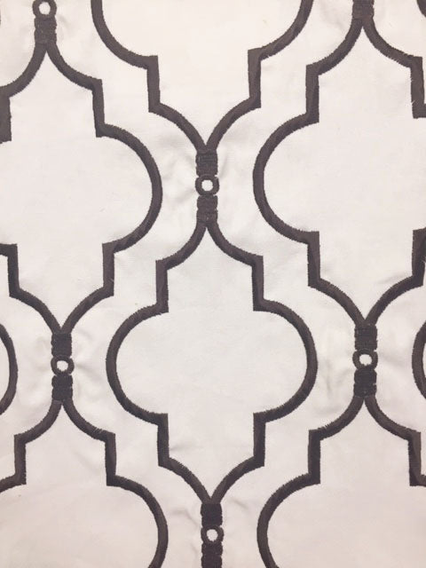 Upscale CL Fudge Embroidered Drapery Upholstery Fabric by  P Kaufmann  Fabrics