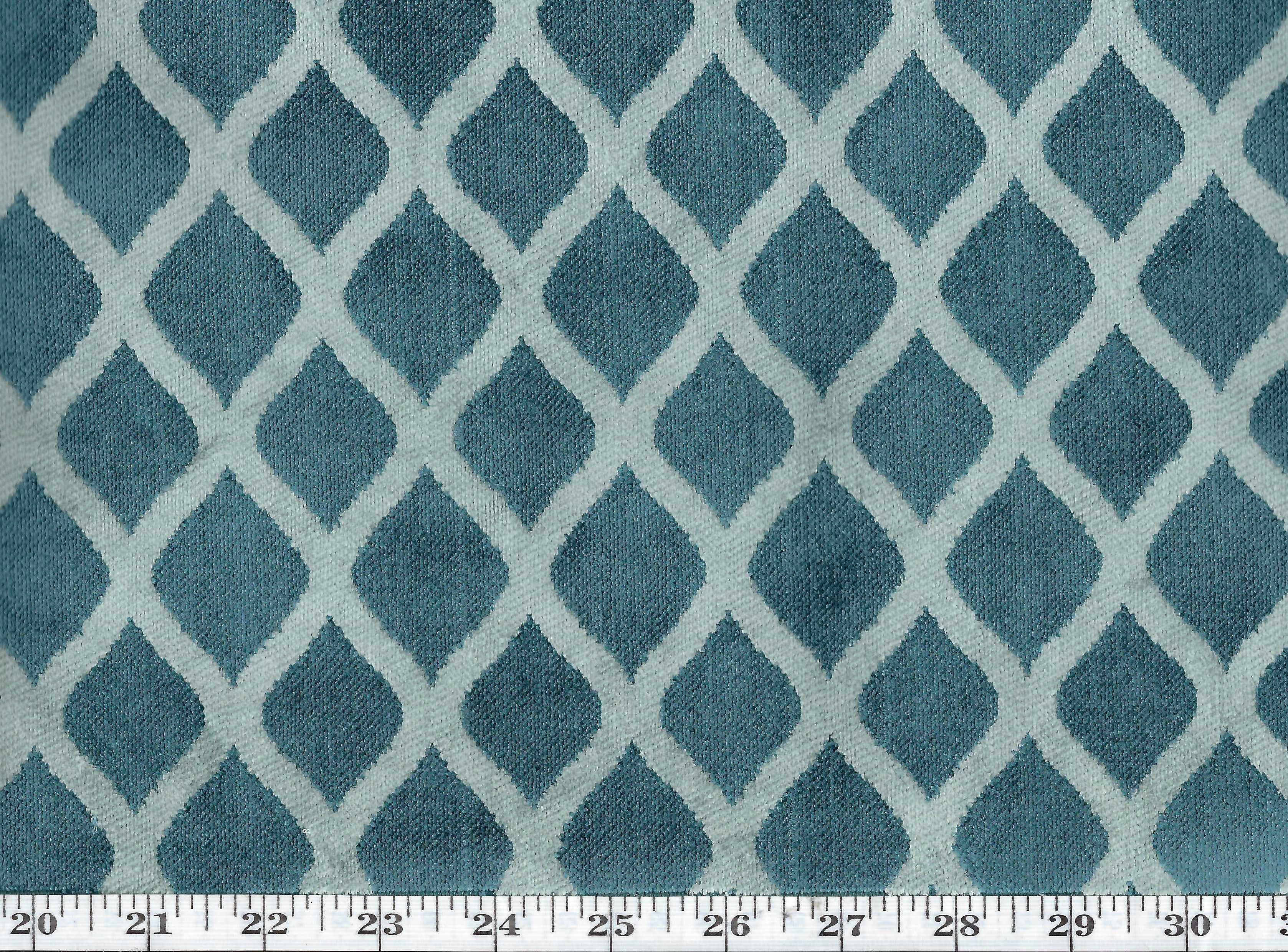 Zoe CL Teal Velvet Upholstery Fabric by DeLeo Textiles – OverStock  Upholstery Fabrics