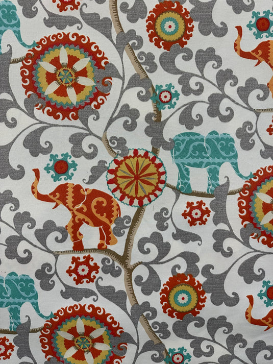 Menagerie Cayenne Outdoor Upholstery/Drapery Fabric by P. Kaufman