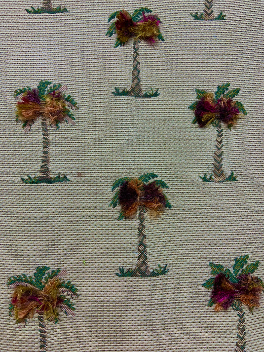 Beige Palm Upholstery Fabric by Kravet