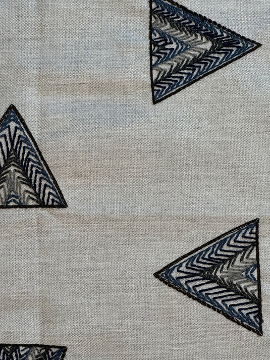 Get To The Point Denim Outdoor Upholstery Fabric by Sunbrella