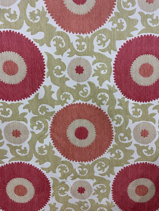 Fahri Hibiscus Upholstery/Drapery Fabric by Braemore