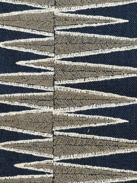 Quill Indigo Outdoor Fabric by Sunbrella