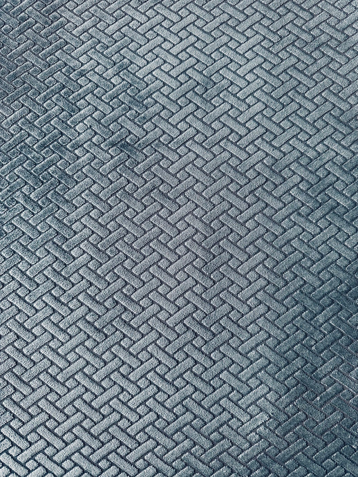 Cargo 05 Blue Upholstery Fabric by Rioma