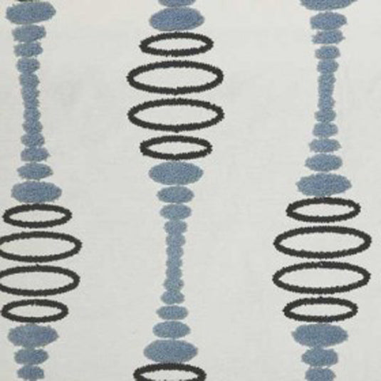 Pogo CL Grey Embroidered Drapery Upholstery Fabric by Regal Fabrics