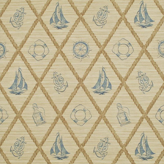 S.S. Hessie CL Slate Double Roll of Wallpaper  by Ralph Lauren