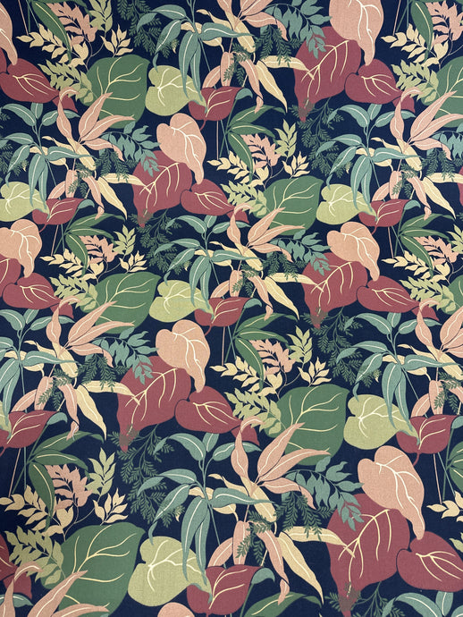 Midnight Floral Outdoor Upholstery Fabric by Millcreek