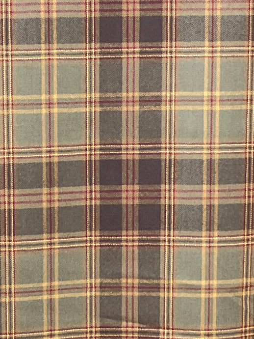 Dugald Plaid Chestnut Upholstery Fabric by Ralph Lauren