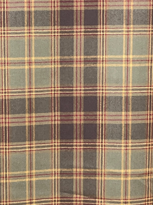 Dugald Plaid Chestnut Upholstery Fabric by Ralph Lauren