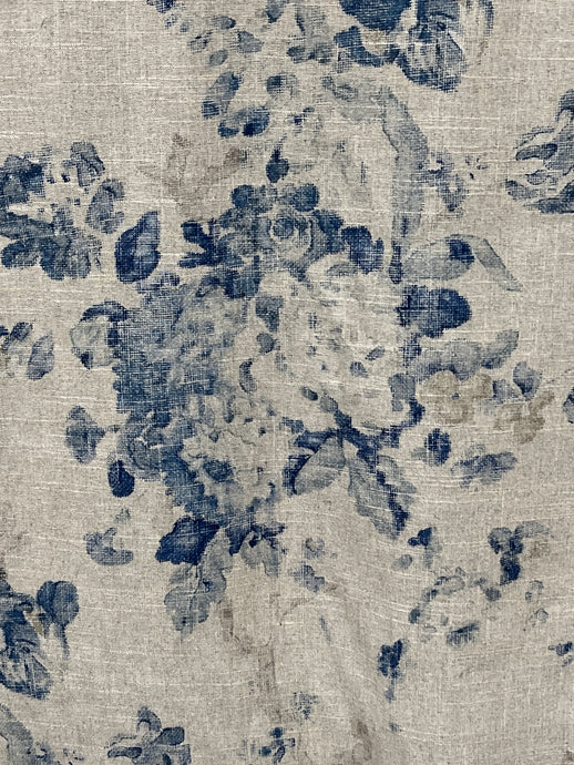 Jardin Floral Artist Blue Upholstery/Drapery Fabric by Ralph Lauren