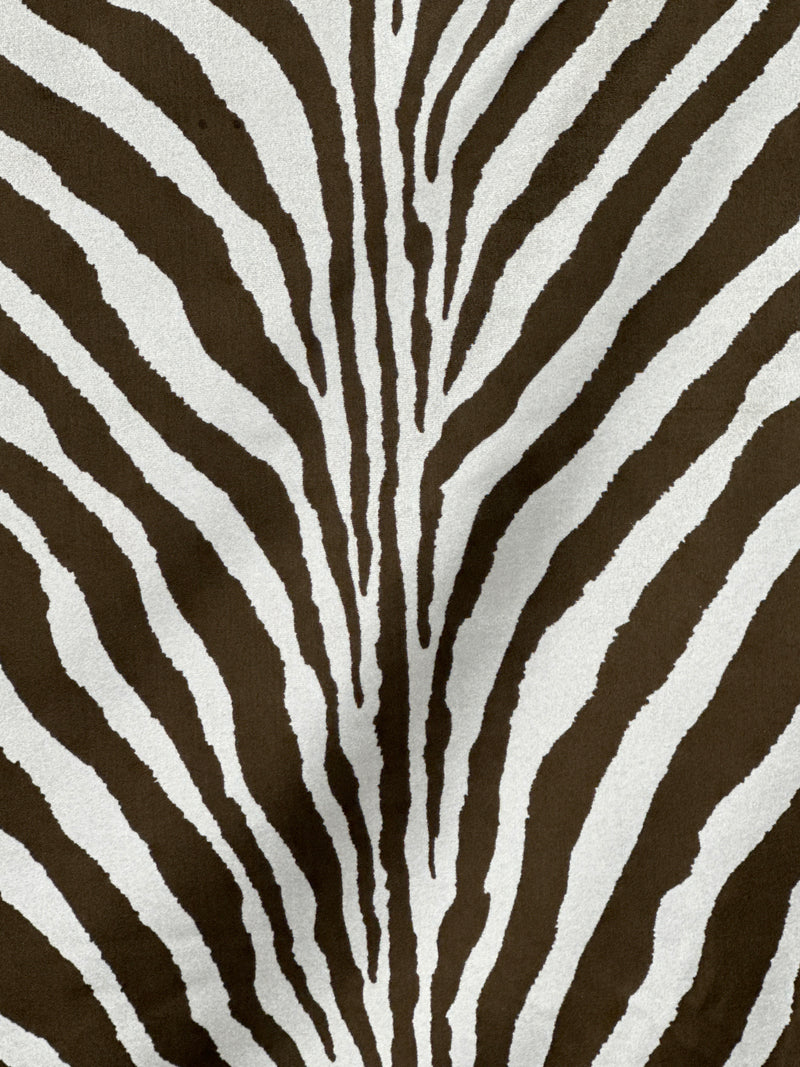 Load image into Gallery viewer, Bartlett Zebra Chestnut Upholstery Fabric by Ralph Lauren
