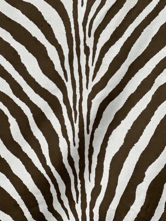 Bartlett Zebra Chestnut Upholstery Fabric by Ralph Lauren