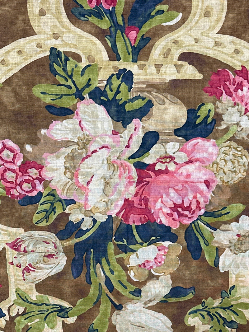 Load image into Gallery viewer, Heathersage Floral Juniper Berry Upholstery/Drapery Fabric by Ralph Lauren
