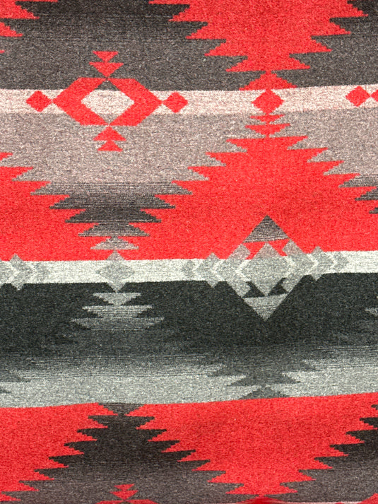 Red Rock Blanket Cochineal Red Upholstery Fabric by Ralph Lauren