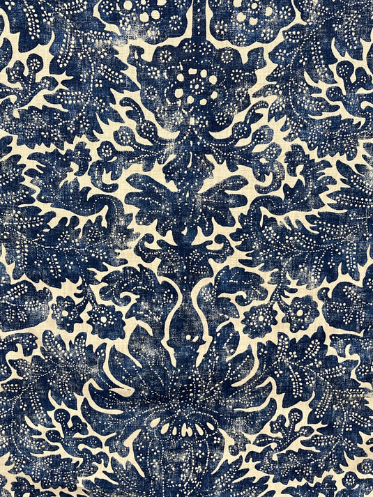 Antibes Batik Denim Upholster/Drapery Fabric by Ralph Lauren