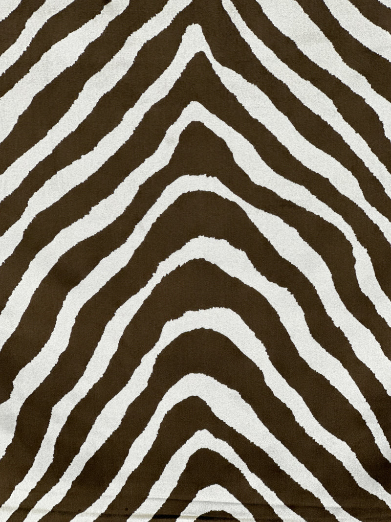 Load image into Gallery viewer, Bartlett Zebra Chestnut Upholstery Fabric by Ralph Lauren
