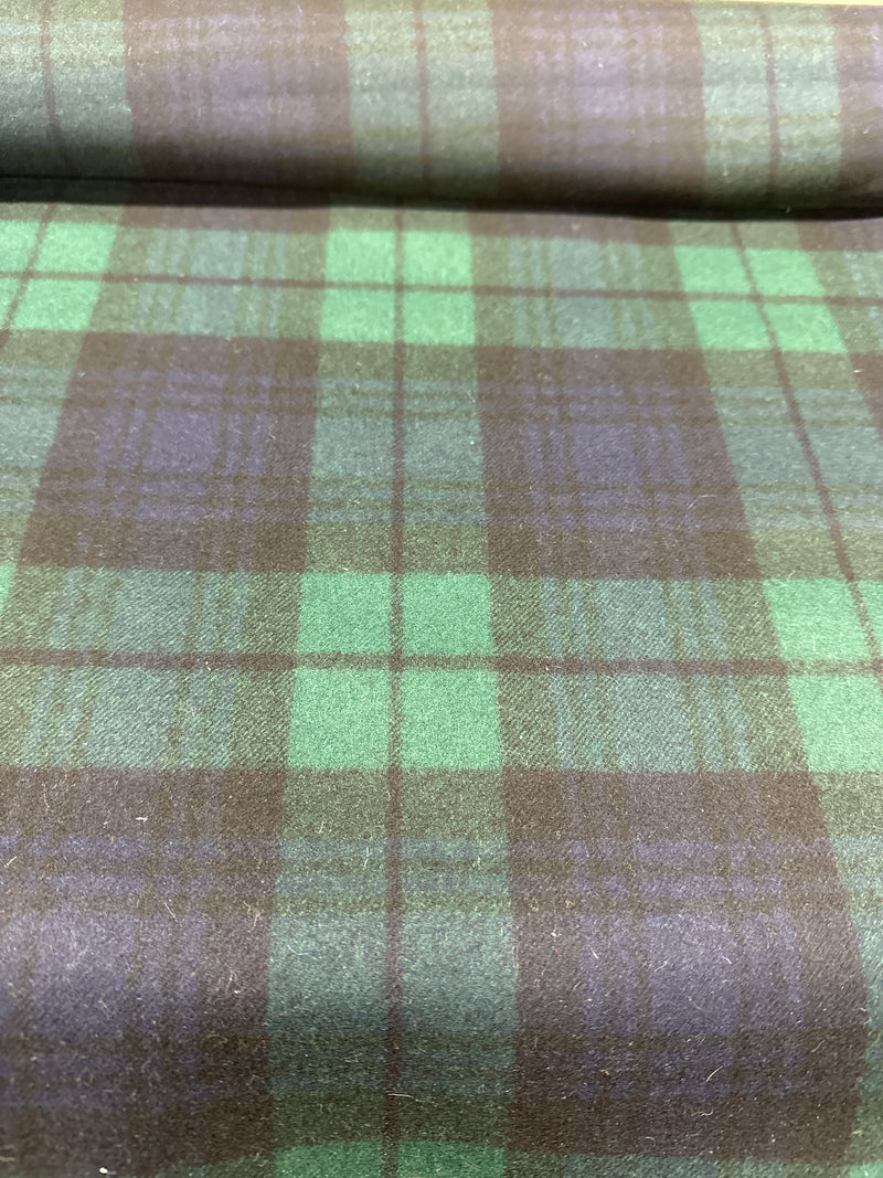 Load image into Gallery viewer, Blackwatch Flannel Twilight Upholstery/Drapery Fabric by Ralph Lauren
