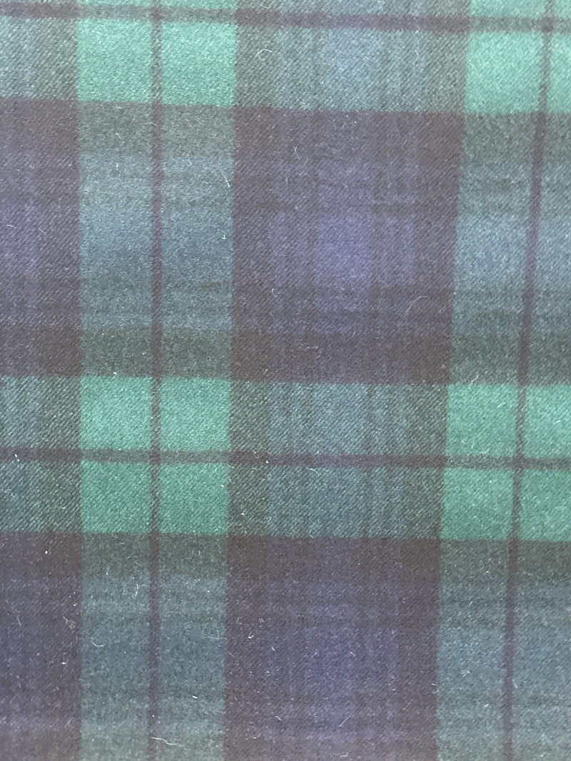 Load image into Gallery viewer, Blackwatch Flannel Twilight Upholstery/Drapery Fabric by Ralph Lauren
