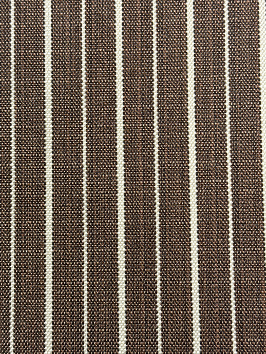 Sand Stripe Brown Outdoor Upholstery Fabric by Sunbrella