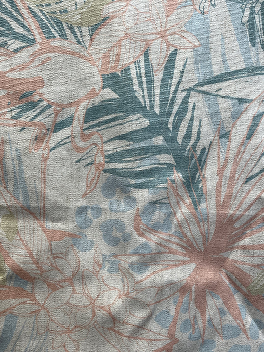 Toucan Coral Indoor/Outdoor Fabric by SunReal