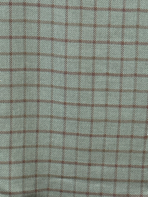 Guaciel Tattersol Green Upholstery/Drapery Fabric by Ralph Lauren