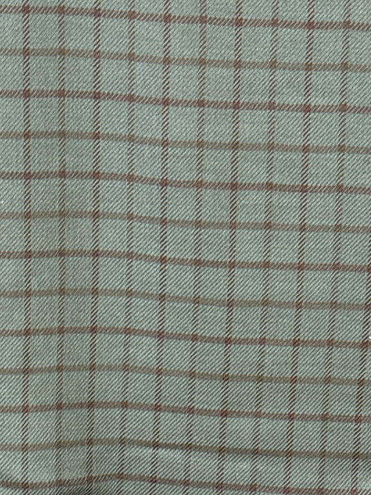 Guaciel Tattersol Green Upholstery/Drapery Fabric by Ralph Lauren
