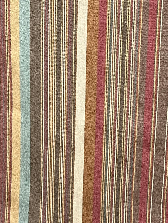 Santa Ysabel Stripe Clay Upholstery Fabric by Ralph Lauren