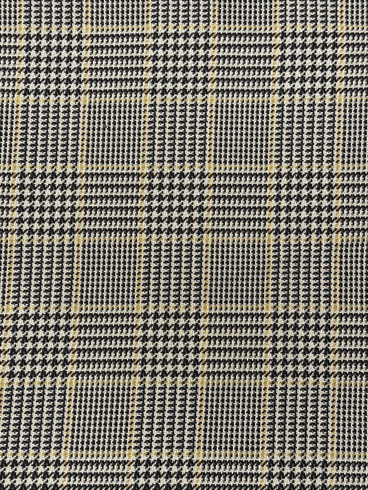 Custom Tweed Check Black Upholstery Fabric by Ralph Lauren