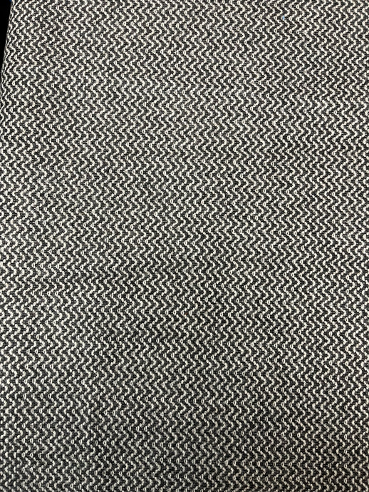 Big Chevron Sierra Coal Outdoor Upholstery Fabric by Sunbrella