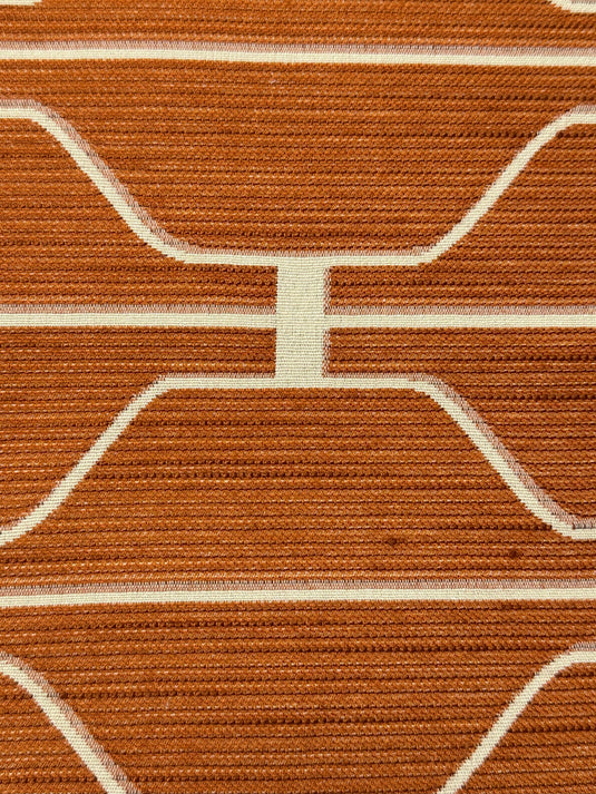 Grayling Tangerine Upholstery Fabric