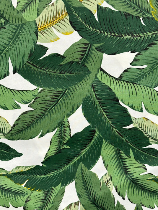 Swaying Palms Aloe Outdoor Upholstery Fabric by Tommy Bahama
