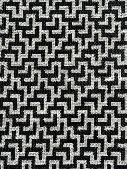 Kenya 916 Ebony Ivory Upholstery/Drapery Fabric by Covington