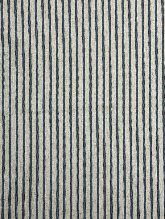 Harlow Stripe Baltic Upholstery/Drapery Fabric by Waverly